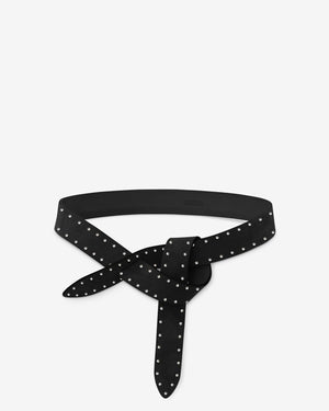 Lecce belt, black stud