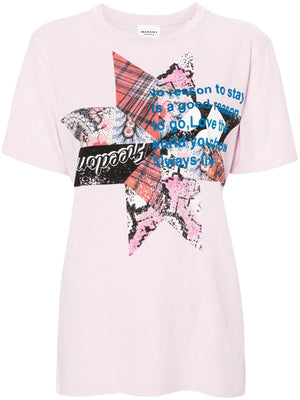 Zewel tee shirt, light pink