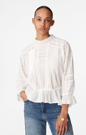 Viva blouse, white