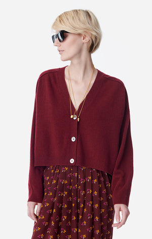 Venezuela cardigan, bordeaux