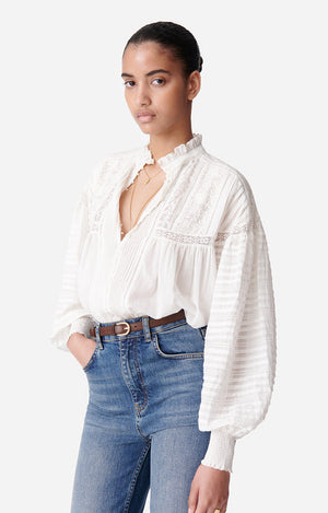 Dahlia blouse, White