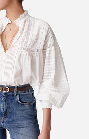 Dahlia blouse, White