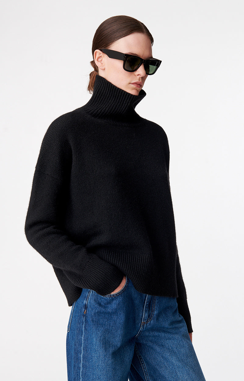 Malo sweater, black