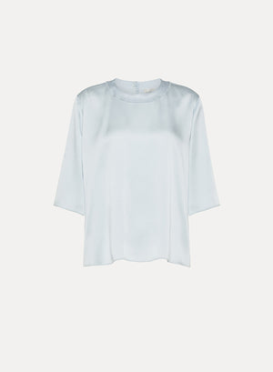 envers satin t-shirt, nuage