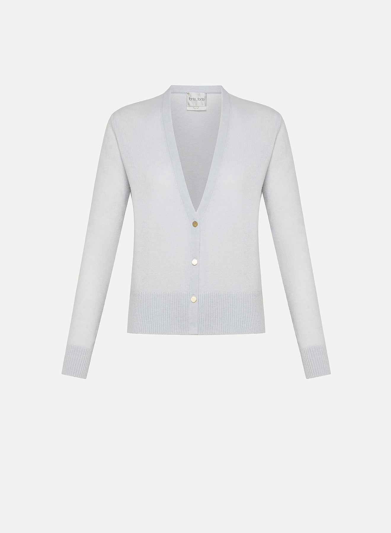 brushed cashmere wool fitted cardigan, luna