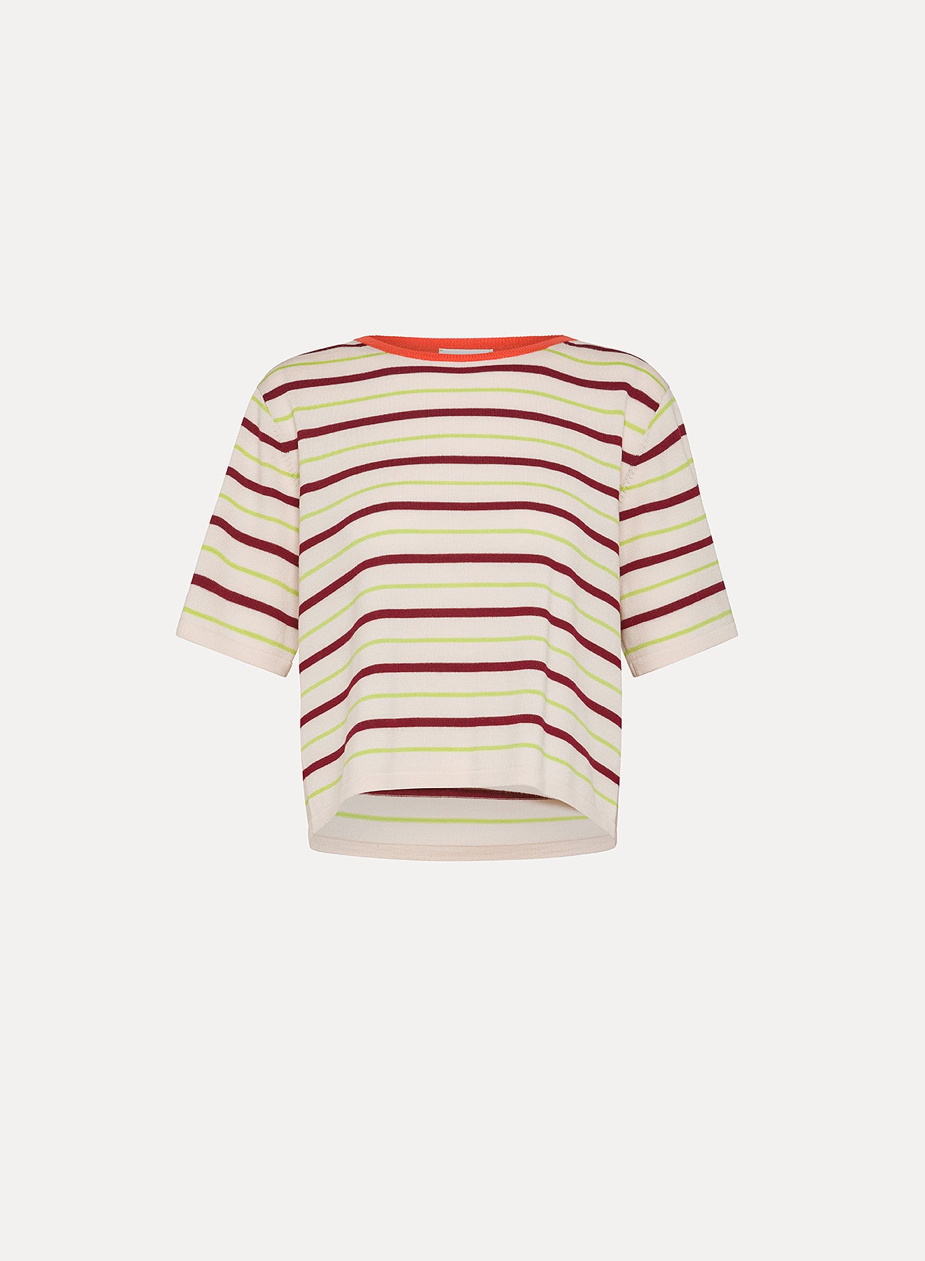 superfine merinos t-shirt, ruby