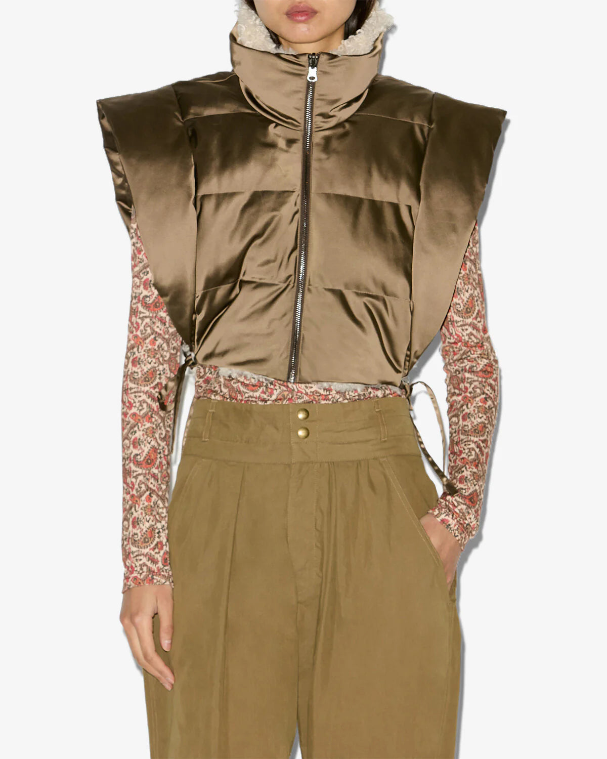 Hoodalie jacket, Khaki