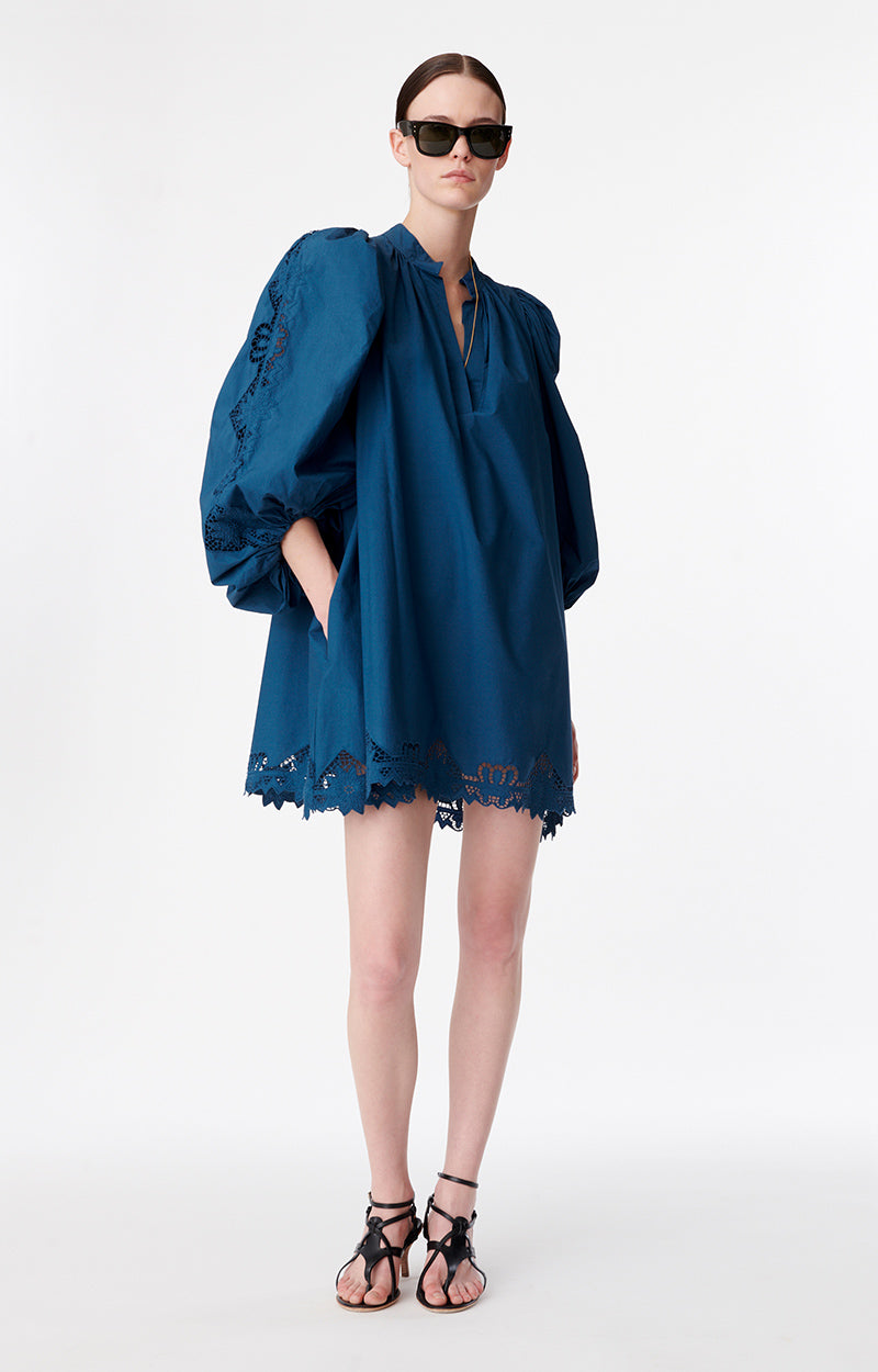 Vanessa dress, petrol