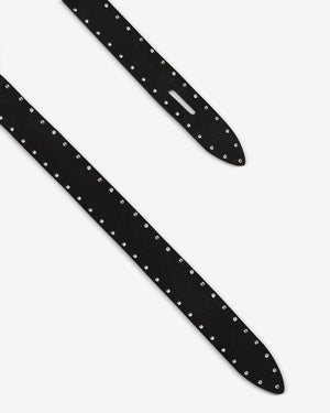 Lecce belt, black stud