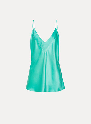 silk satin spaghetti top, breeze