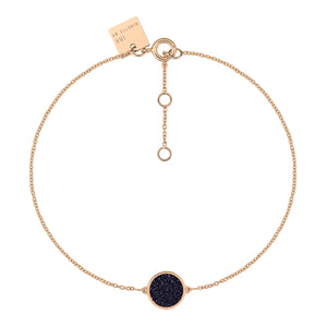Mini Ever Blue Sandstone Disc Bracelet