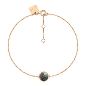 Mini Pixie Ever Black MOP Disc Bracelet