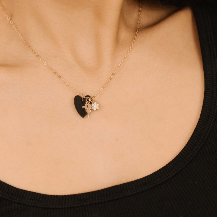 Angel Onyx charm