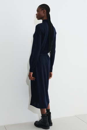 Kuja shirt dress, dark navy