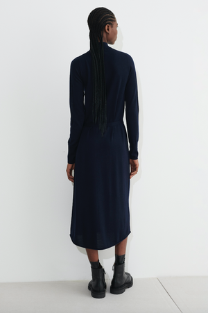 Kuja shirt dress, dark navy