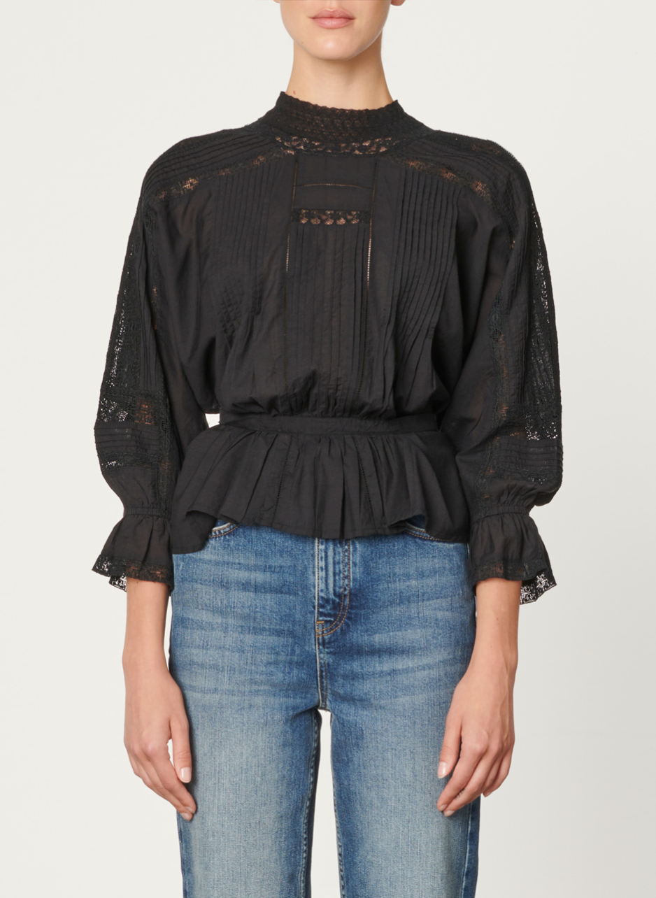 Viva blouse, black