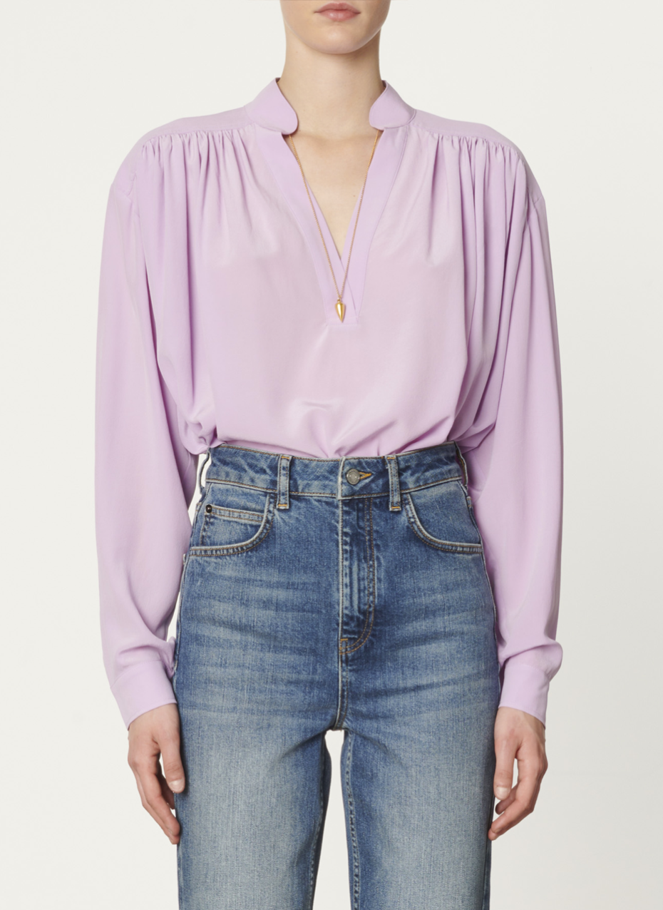 Calvin blouse, lavender