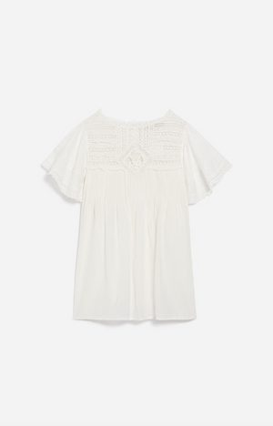 Calisson blouse, white