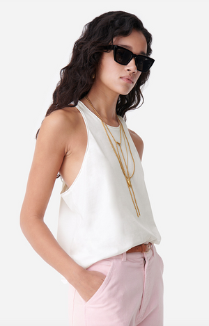 Cosma tank, off-white