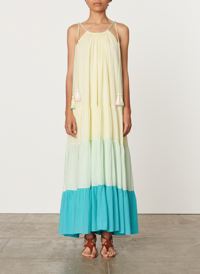 Nuccia dress, citrus