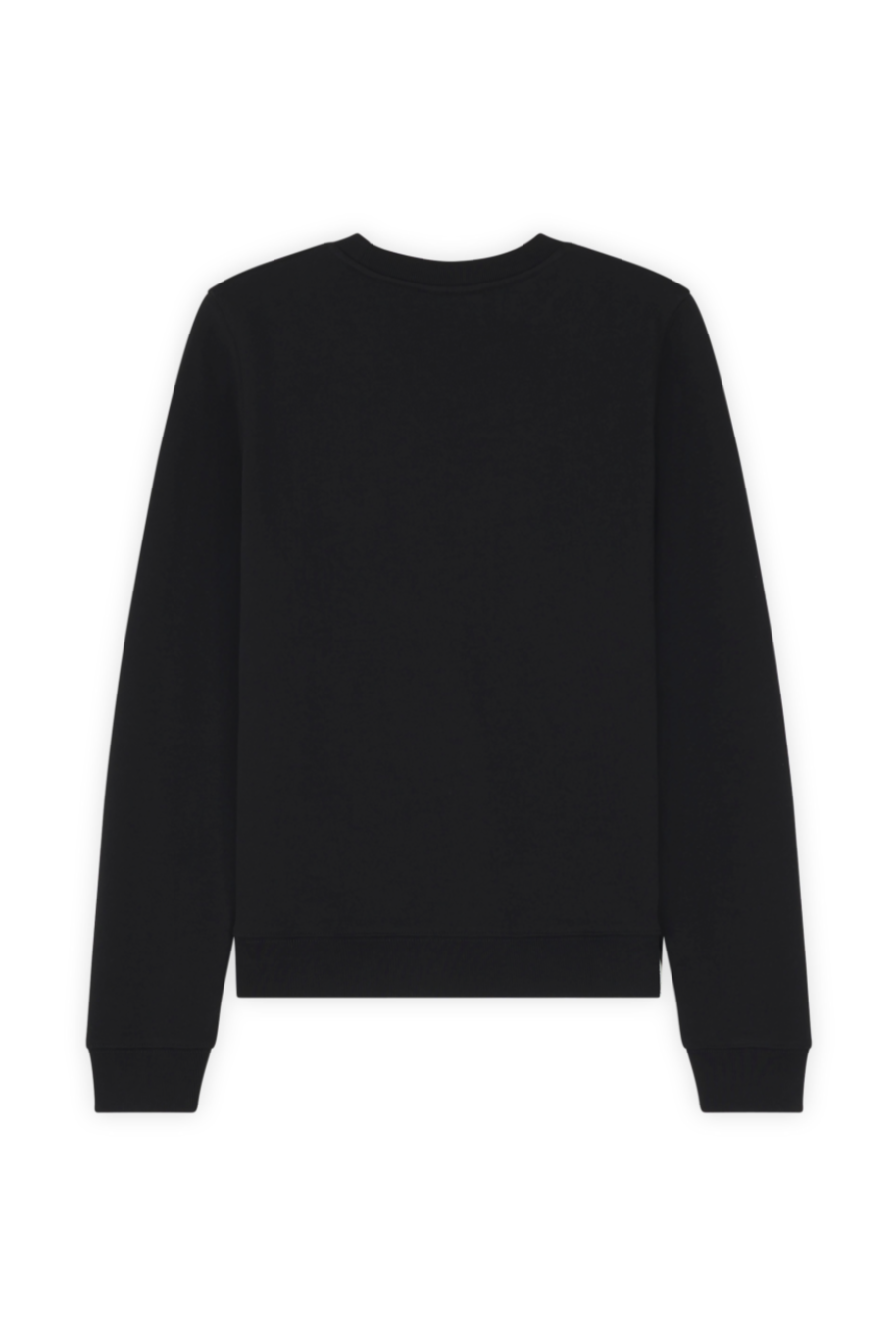 Fox head patch regular sweatshirt, black