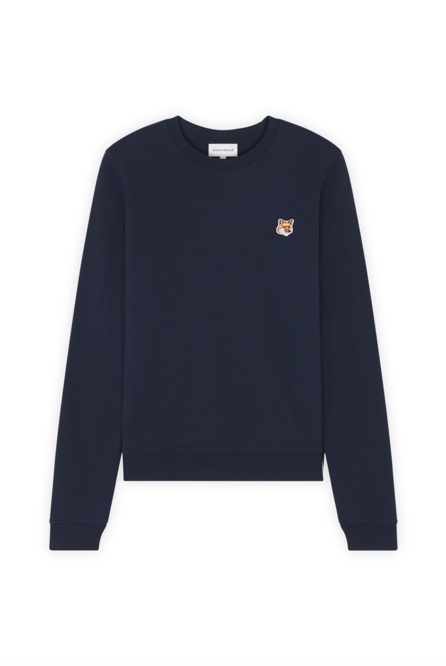 Fox head patch regular sweatshirt, ink blue