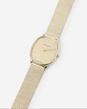 28.07 oval watch, gold
