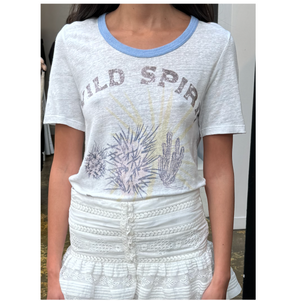 Kiliann t-shirt, white/blue