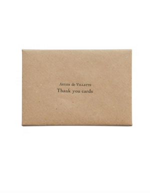 Simple Thank You cards (pack of 8)