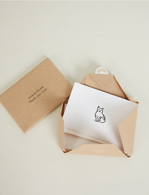 Simple Thank You cards (pack of 8)