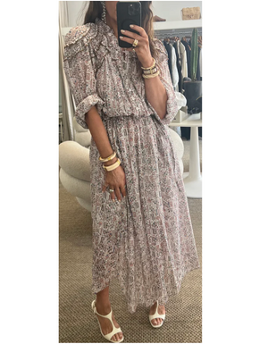 Charissa dress, Ecru