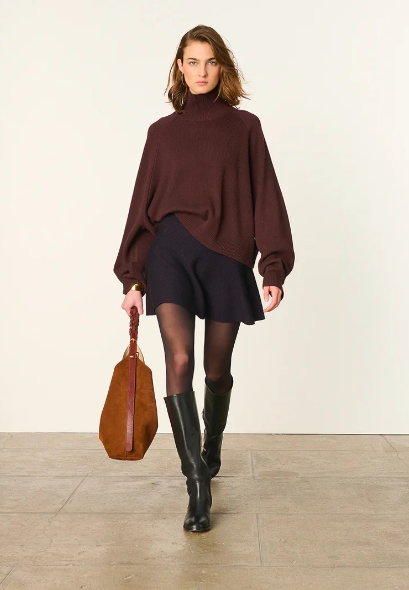 Frene knit, Chocolate