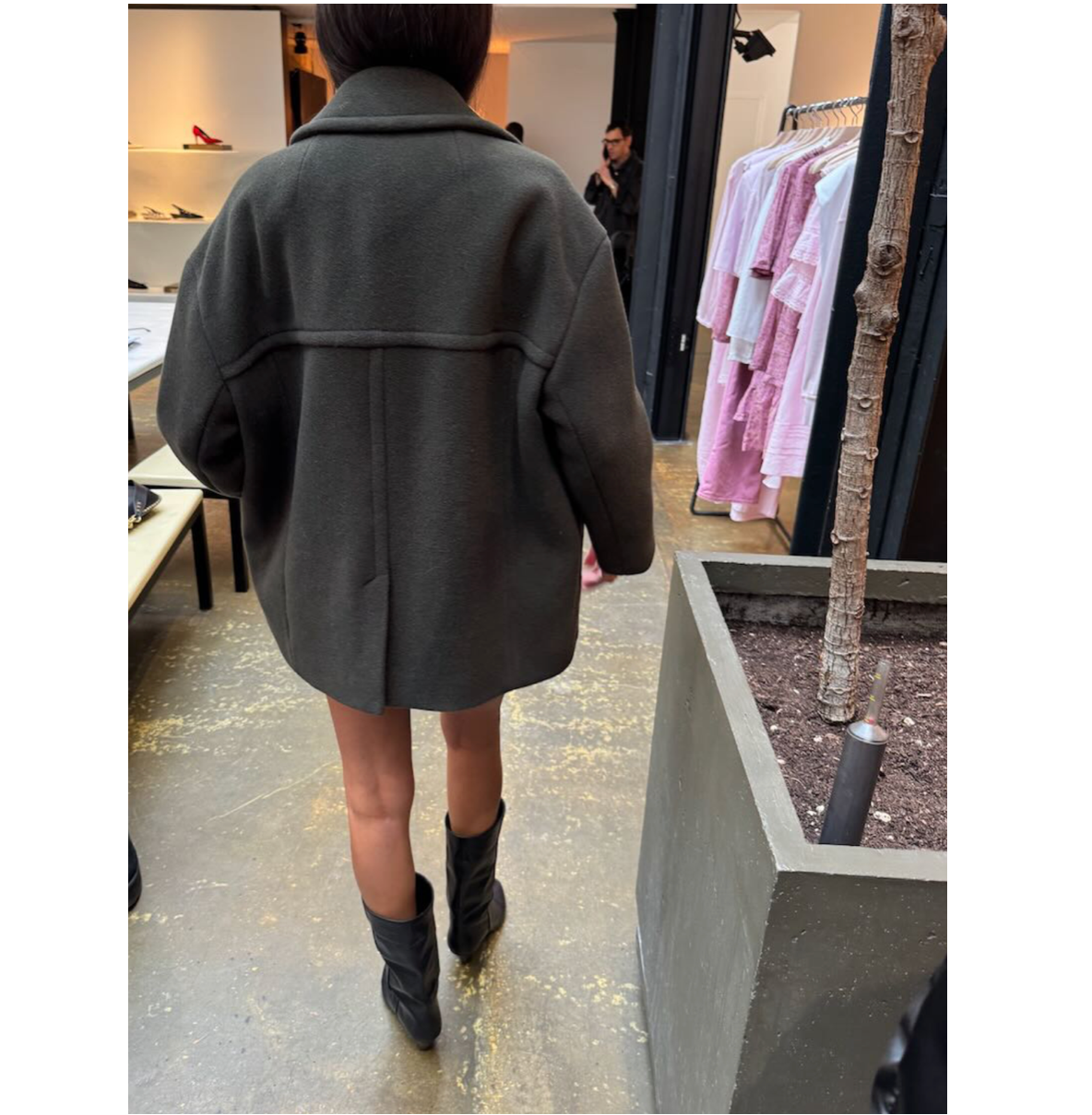 Fiby Coat, Dark Khaki