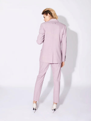 Pale pink alpaca suit jacket