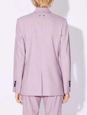 Pale pink alpaca suit jacket