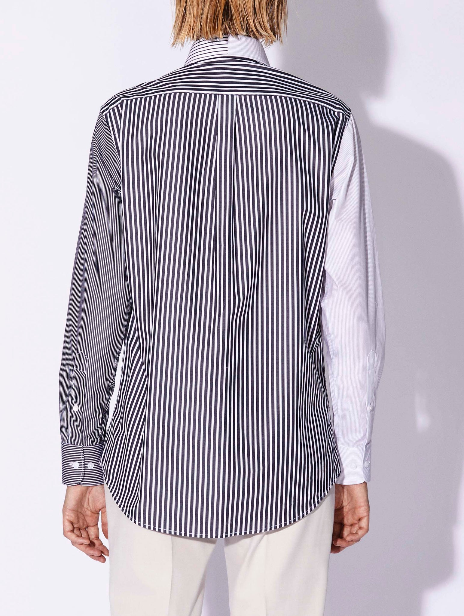 BB black white stripe shirt