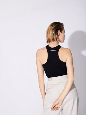 Racer stud tank, black
