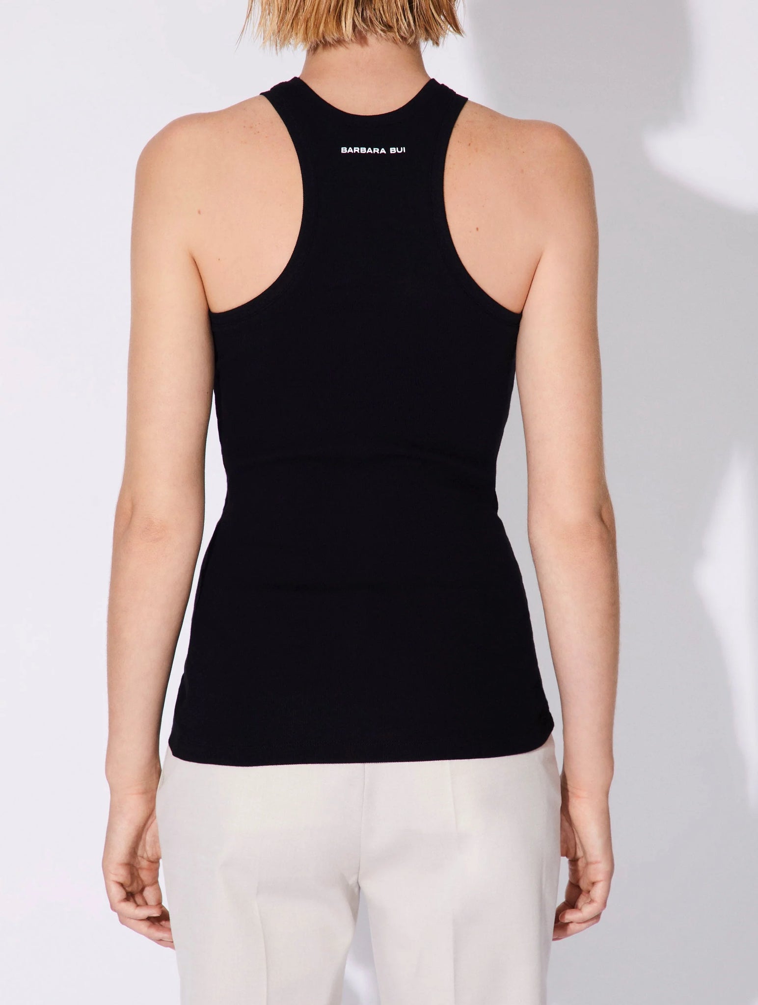 Racer stud tank, black