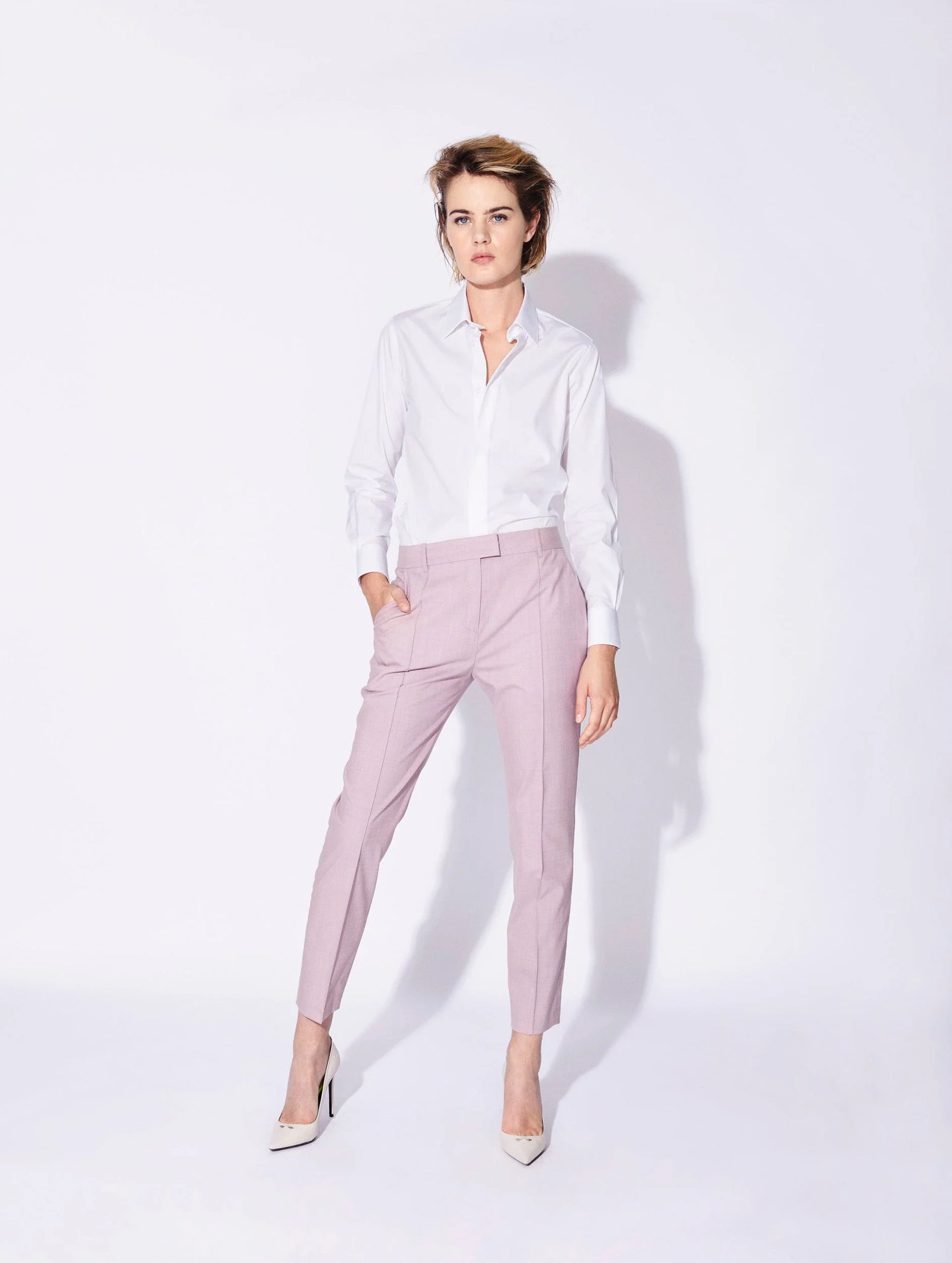 BB light pink pants