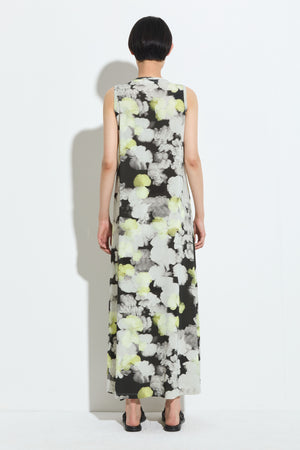 Dalmanu jersey dress, black citron hib