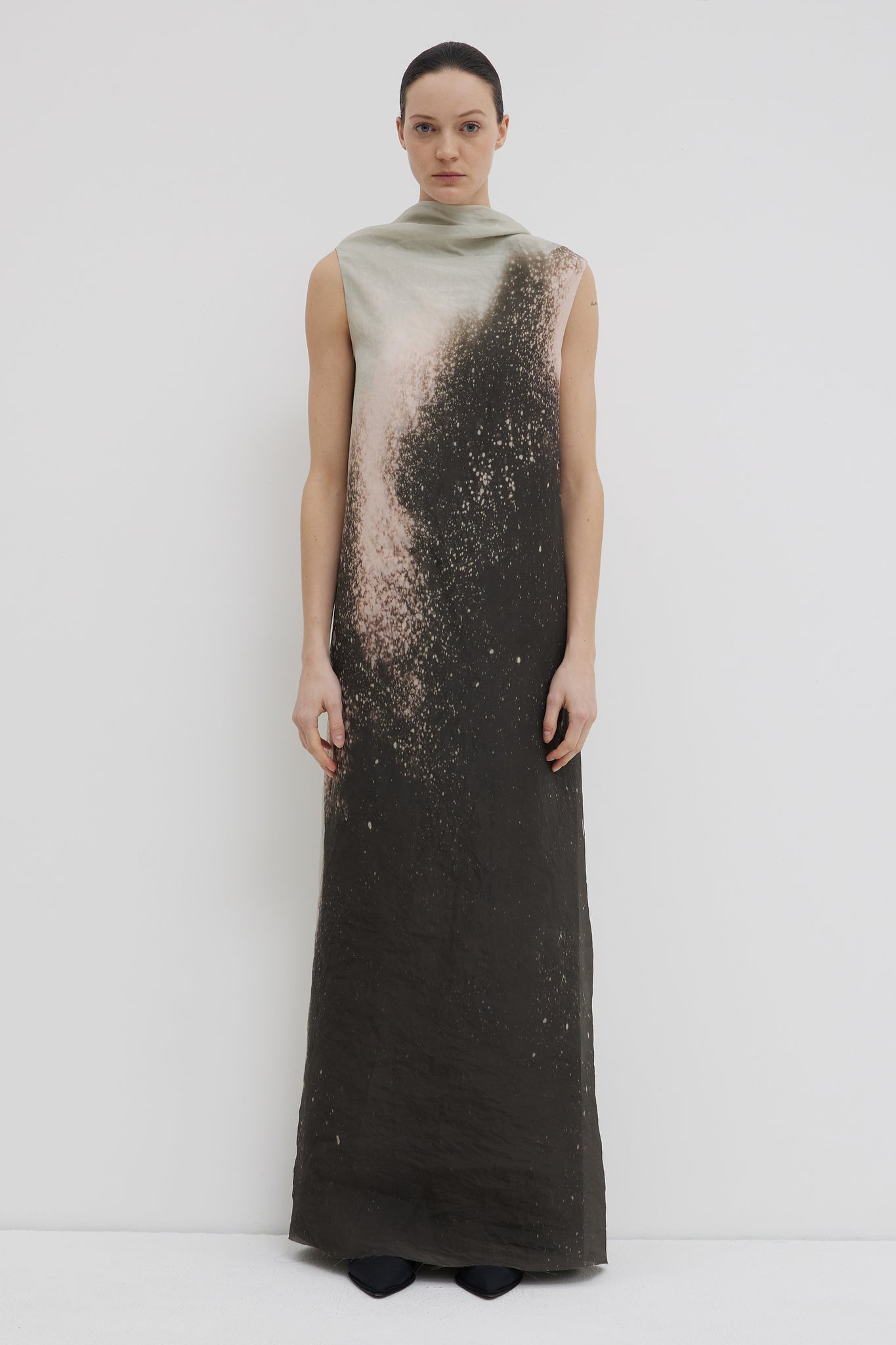 Dille maxi dress, Grey Asteroid