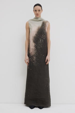 Dille maxi dress, Grey Asteroid