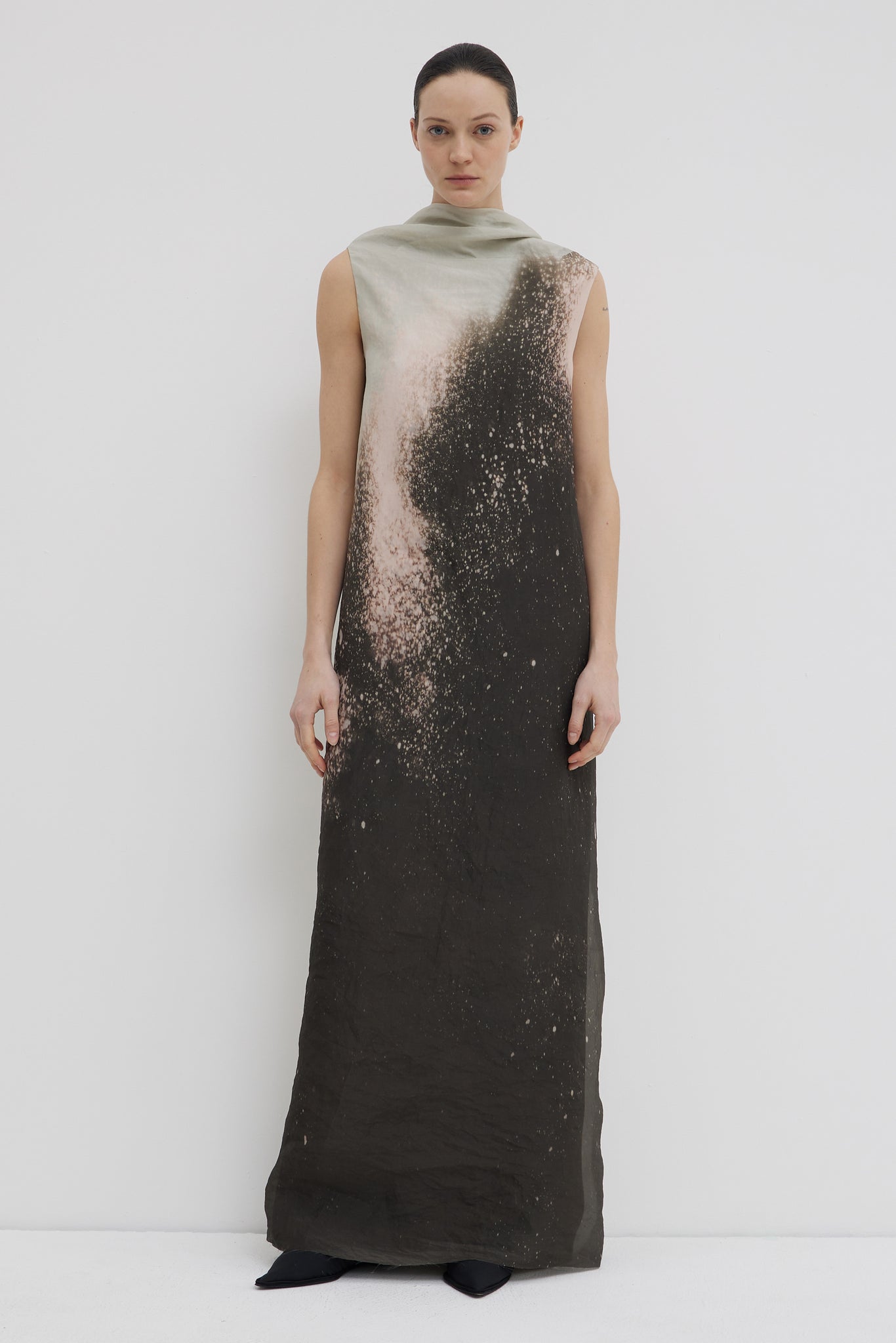 Dille maxi dress, Grey Asteroid