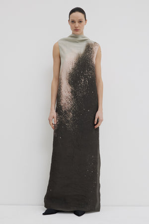 Dille maxi dress, Grey Asteroid