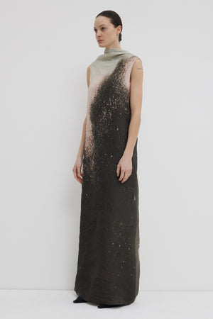 Dille maxi dress, Grey Asteroid