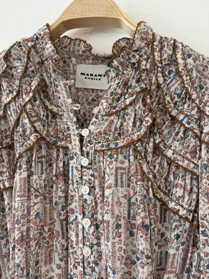 Charissa dress, Ecru