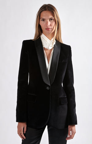 Smoking blazer, velours