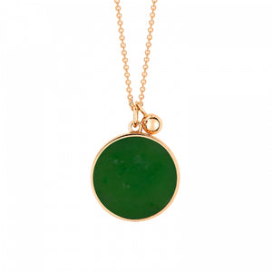 Ever Jade Disc on Chain