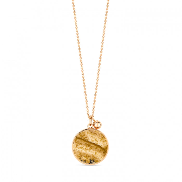 Ever Picture Jasper Disc on Chain