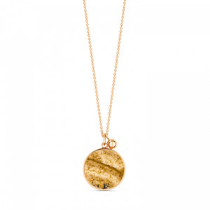 Ever Picture Jasper Disc on Chain